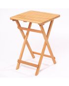 Table en Bois naturel - 50x72x50 cm
