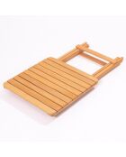 Table en Bois naturel - 50x72x50 cm