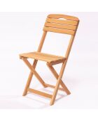 Chaise en Bois naturel - 4x81x30 cm