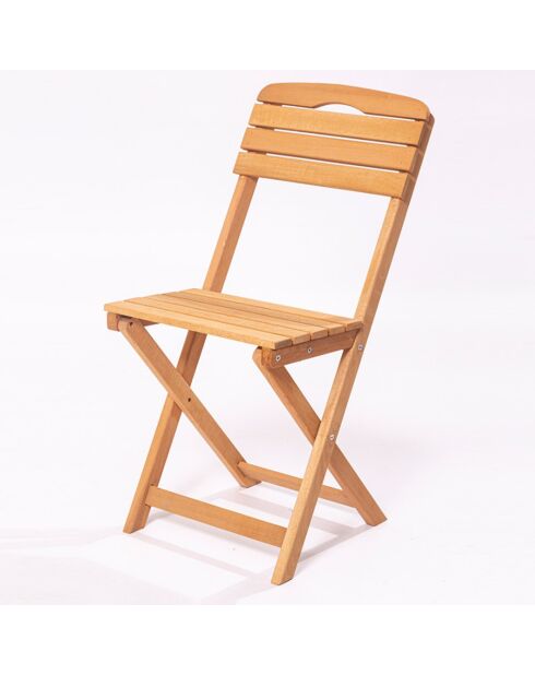 Chaise en Bois naturel - 4x81x30 cm