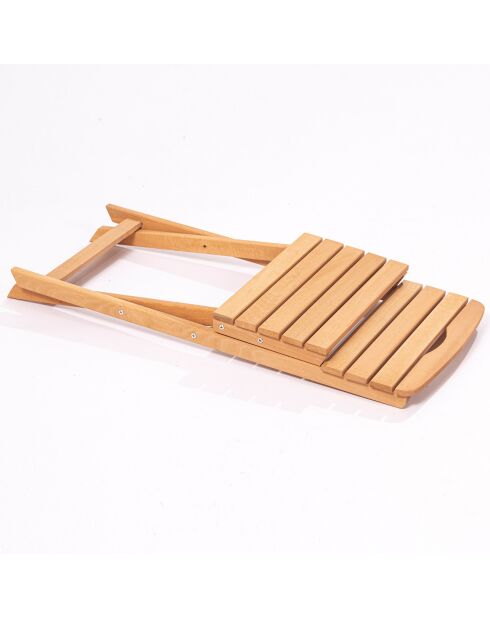 Chaise en Bois naturel - 4x81x30 cm