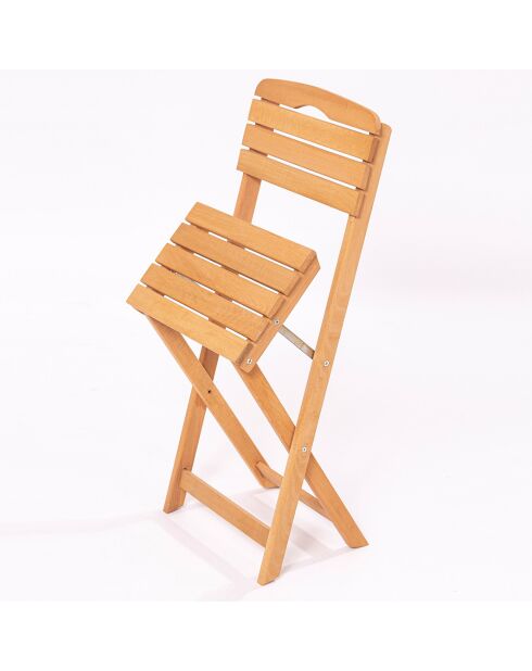Chaise en Bois naturel - 4x81x30 cm