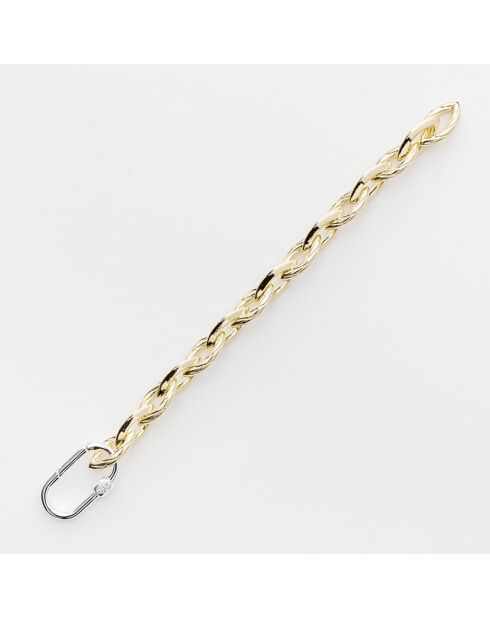 Bracelet en Argent, Laiton & Oxyde de Zirconium