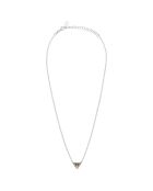 Collier en Argent, Laiton & Pierre de Lune