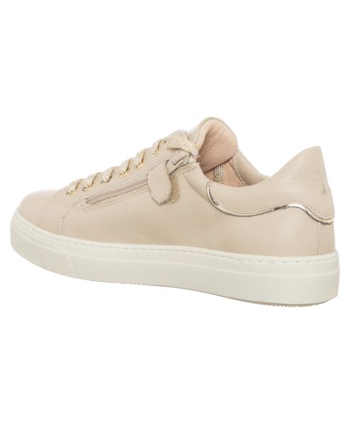 Sneakers en Cuir Peno beiges