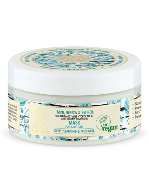 Masque Capillaire Menthe et Bouleau Cheveux Gras - 300 ml