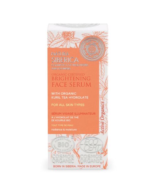 Kourile Tea Organisches, beleuchtendes Gesichtsserum, 15 ml