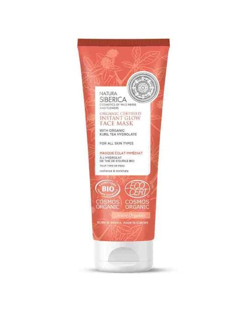 Mascarilla facial orgánica Kuril Tea Instant Radiance - 75 ml