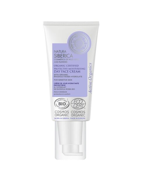 Rhodiola Rosea Organic Feuchtigkeitsspendende schützende Gesichts-Tagescreme - 50 ml