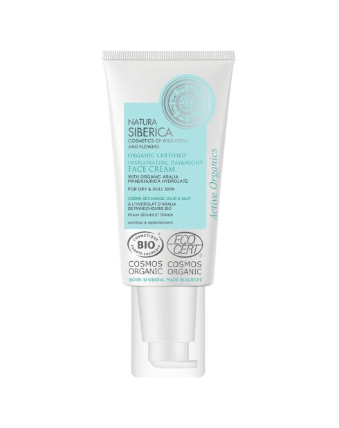 Biologische dag- en nachtgezichtscrème Navulling Aralia uit Mantsjoerije - 50 ml