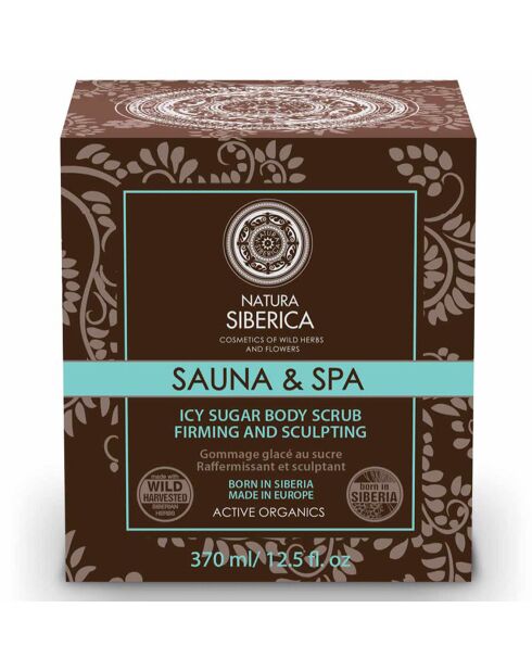 Lichaamsscrub met ijssuiker - Verstevigend - Sauna & Spa 370 ml