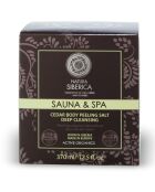 Exfoliante corporal Sauna & Spa con sales de cedro, 370 ml