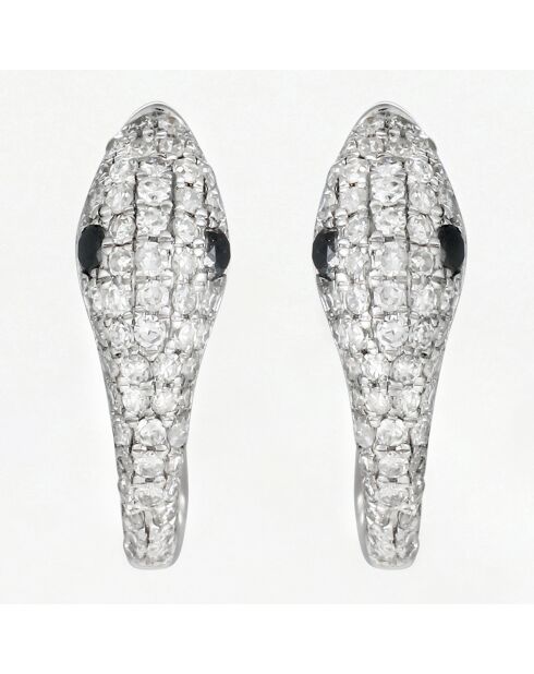 Serpenta Ohrringe Diamanten 0,502 ct Weißgold