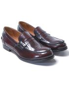 Mocassins en Cuir Maxence bordeaux