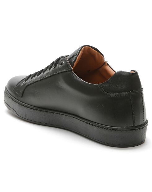 Schwarze Remi Ledersneaker