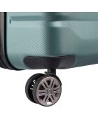Valise Moyen Séjour rigide extensible 4 roues doubles Air Armour 68 cm verte