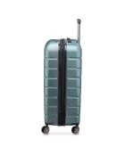 Valise Moyen Séjour rigide extensible 4 roues doubles Air Armour 68 cm verte