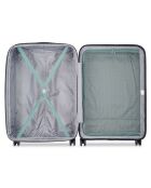 Valise Moyen Séjour rigide extensible 4 roues doubles Air Armour 68 cm verte