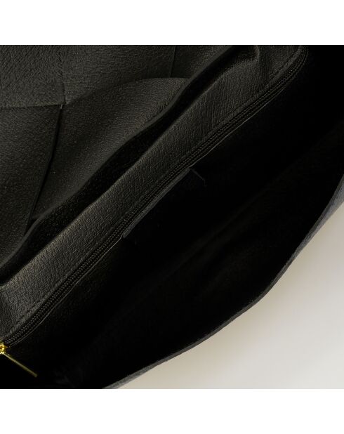 Borsa a mano Enyo in pelle nera - 30x12x23 cm