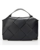 Borsa a mano Enyo in pelle nera - 30x12x23 cm