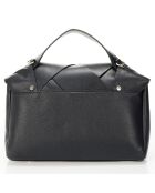 Borsa a mano Enyo in pelle nera - 30x12x23 cm