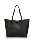 Borsa a tracolla Luna in pelle nera - 45x12x29 cm