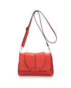 Borsa a tracolla Hannah in pelle rossa - 24x6x17 cm