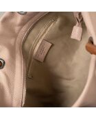 Sac cabas en Cuir Ivy rose - 29x16x23 cm