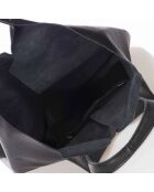 Borsa a tracolla Evelyn in pelle nera - 37x7x40 cm