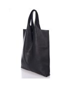 Borsa a tracolla Evelyn in pelle nera - 37x7x40 cm