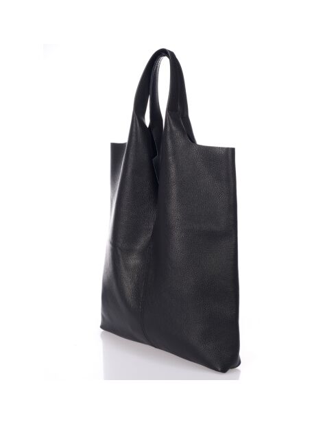 Borsa a tracolla Evelyn in pelle nera - 37x7x40 cm