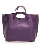 Borsa a mano in pelle Purple River - 47x17x27 cm