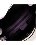 Borsa a mano in pelle Purple River - 47x17x27 cm