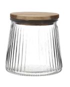 Bocal en verre couvercle Acacia transparent - 65 cl