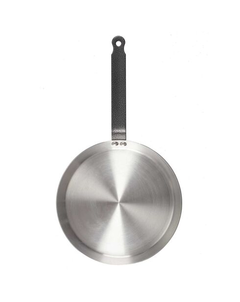 Crêpière induction argentée - 42.5x2x26 cm