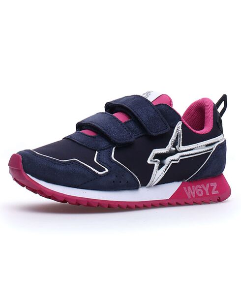 Sneakers en Cuir Jet marine