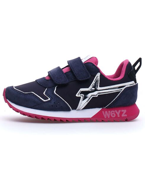 Sneakers en Cuir Jet marine