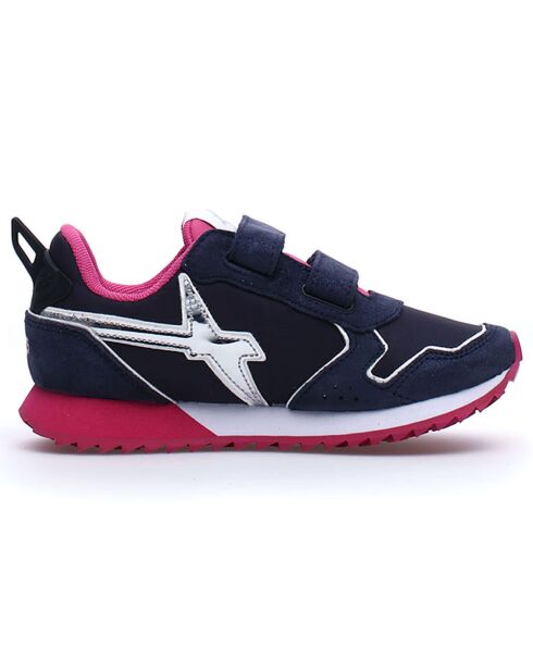 Sneakers en Cuir Jet marine