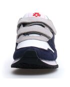 Sneakers en Cuir Jet marine/blanc