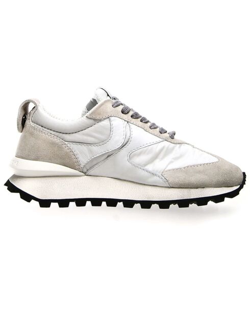 Witte leren sneakers van Qwark