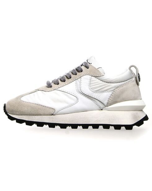 Witte leren sneakers van Qwark