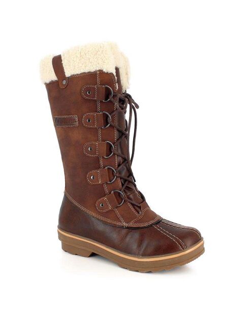 Bottes de neige Floriane chocolat