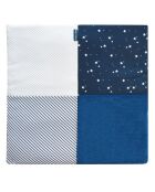 Tappeto a mosaico celeste/blu - 100x100 cm