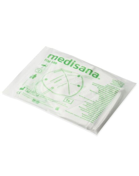 10 mascarillas protectoras RM 100 blancas