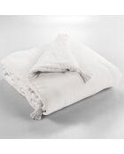Bout de lit Gaze de Coton Gaïa chantilly