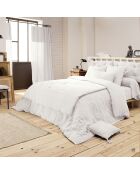 Bout de lit Gaze de Coton Gaïa chantilly