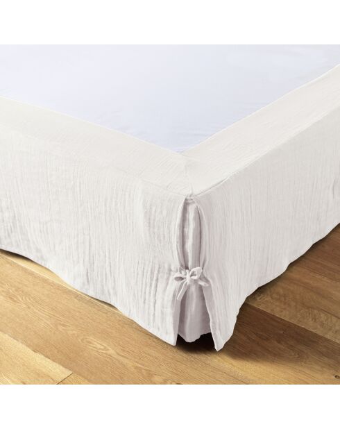 Cache-sommier Gaze de coton Gaïa chantilly