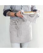 Tablier serveur Gaze de coton Gaïa nuage
