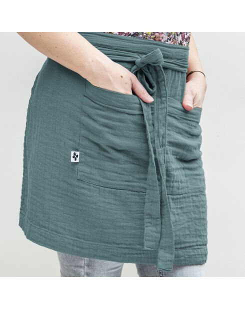 Tablier serveur Gaze de coton Gaïa canard