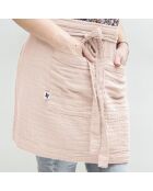 Tablier serveur Gaze de coton Gaïa guimauve